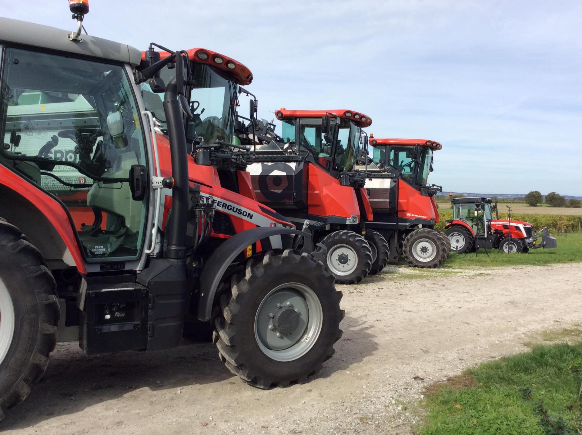 Prets pour la vendange en charente